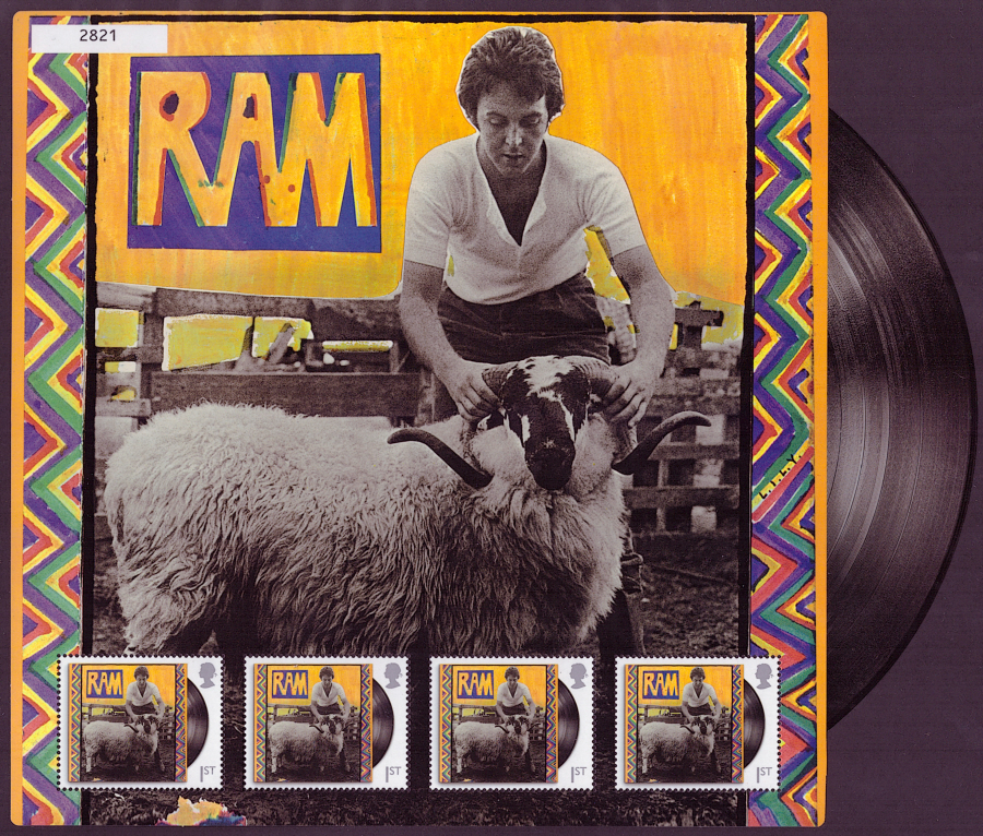 2021 Paul McCartney - Ram Royal Mail Fan Sheet